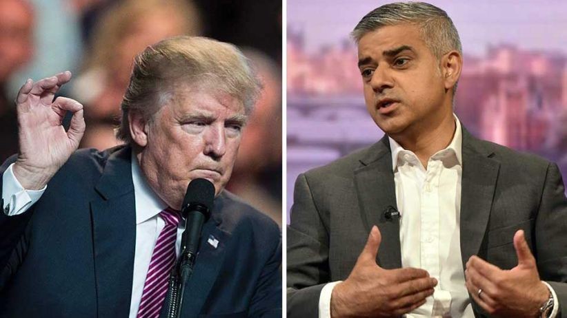 Lagi, Presiden Trump Perang dengan Wali Kota London Sadiq Khan di Twitter