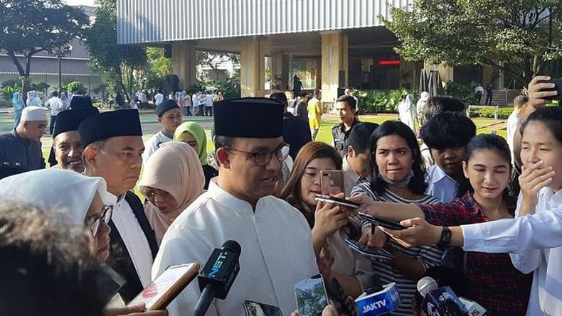 Salat Id di Balai Kota, Anies Baswedan Ucapkan Selamat Idul Fitri 1440 Hijriah