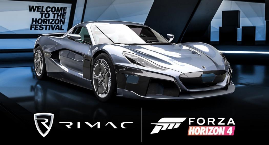 Hypercar Listrik Rimac C_Two Masuk Game Forza Horizon 4