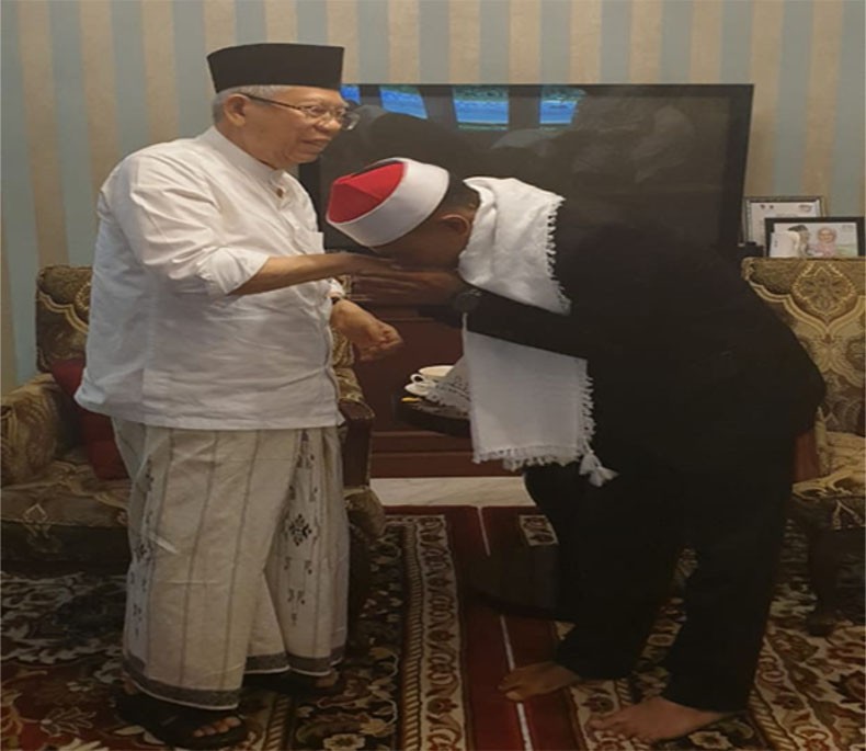 Dikunjungi Syamsuri Firdaus Juara MTQ di Turki, Begini Pesan KH Ma'ruf Amin