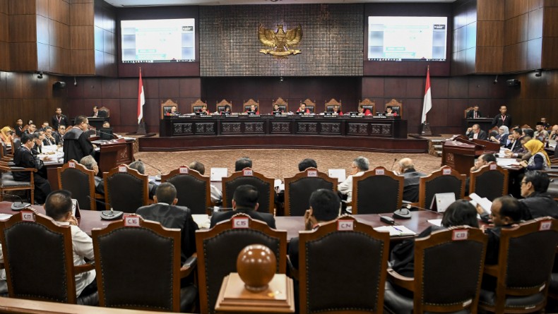MK Putuskan Sidang Sengketa Pilpres 2019 Dilanjutkan Selasa