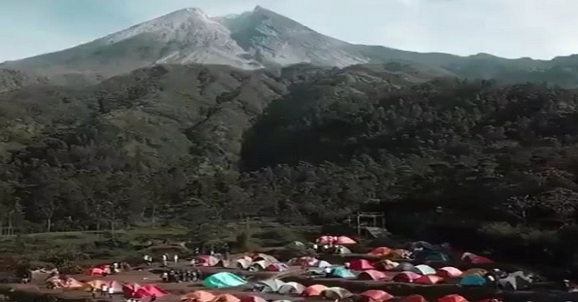 Wisata sambil Kemping di Bukit Klangon Yogyakarta, Seru Bisa Lihat Merapi