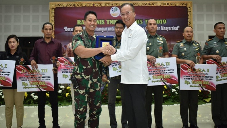 iNews TV Raih Penghargaan Jurnalistik TMMD 2019