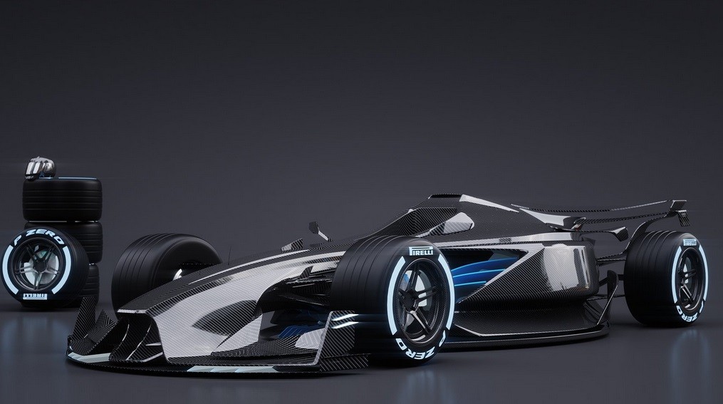 Begini Desain Konsep Mobil Balap F1 di Masa Depan