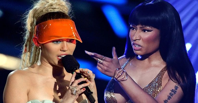 Ejek di Depan Umum, Nicki Minaj Kembali Berseteru dengan Miley Cyrus