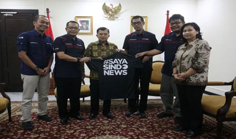 Wapres JK: Mulai Sekarang Saya Buka SINDOnews sebagai Referensi Informasi