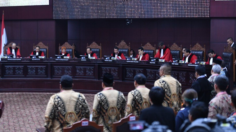 MK Tolak Dalil Tim Hukum Prabowo soal Kecurangan dan Penyalahgunaan APBN