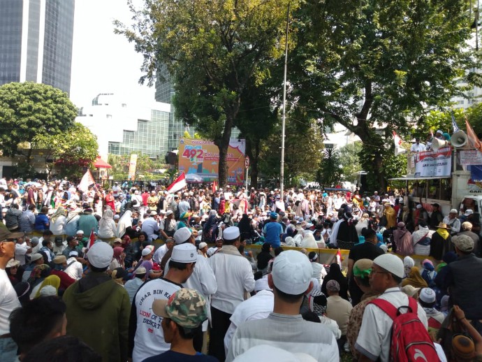 Massa Aksi: Ini Bukan Soal 01 dan 02, Kami Berharap MK Adil