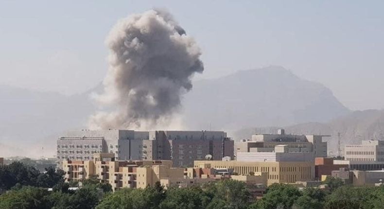 Ledakan Dahsyat di Ibu Kota Afghanistan, Asap Membumbung Dekat Kedubes AS