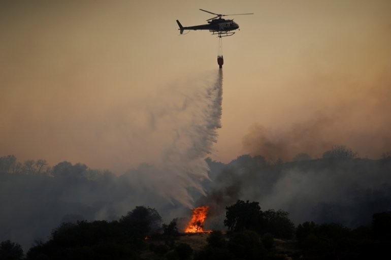 Akibat Gelombang Panas, Kini Spanyol Dilanda Kebakaran Hutan