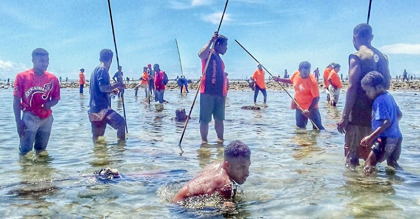 Tradisi Mancing Snap Mor Pikat Wisatawan di Festival Biak Munara Wampasi 2019