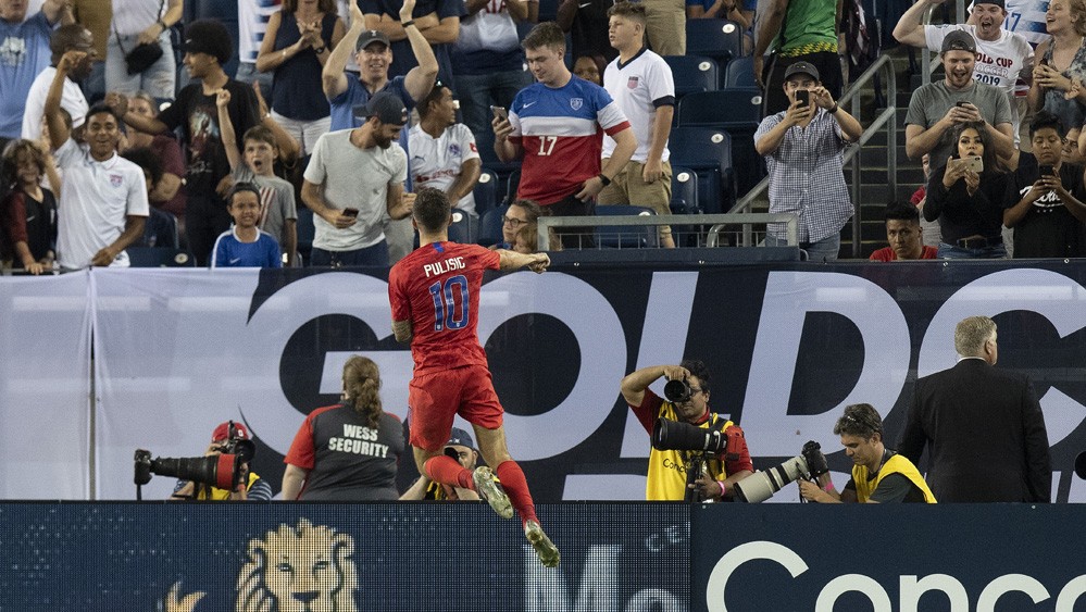 2 Gol Pulisic Bawa AS Tantang Meksiko di Final Piala Emas 2019