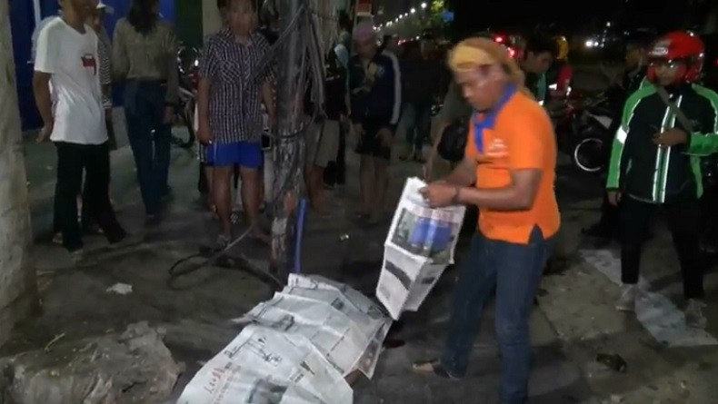 Motor Hantam Tiang Listrik di Harmoni, Anggota Brimob Tewas