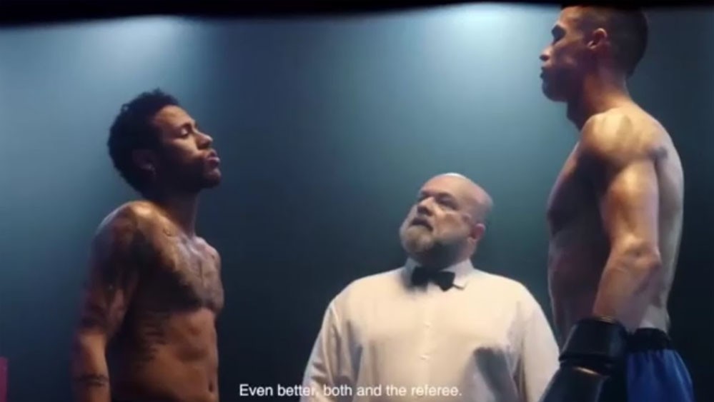 Momen Ronaldo dan Neymar Berduel di Atas Ring Tinju