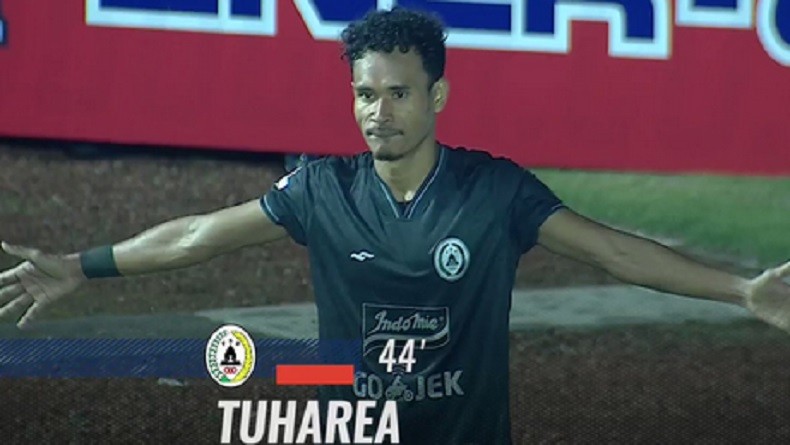 Cetak Dua Gol, Haris Tuharea Bawa PSS Sleman Hantam Kalteng Putra