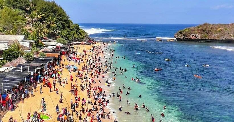 Wisata Gunungkidul, Asyiknya Snorkeling di Pantai Sadranan Lihat Terumbu Eksotis