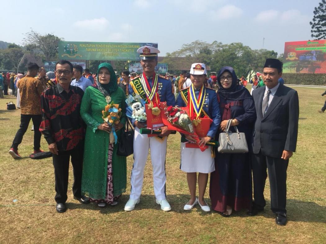 Wujudkan Mimpi Orang Tua, Sermatutar Fajar dan Dewi Terbaik Akmil 2019