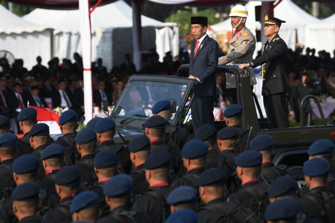 Jokowi Apresiasi Kinerja Polri di HUT Ke-73 Bhayangkara