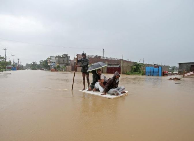 100 Orang Tewas akibat Banjir di India, Nepal dan Bangladesh, 4,3 Juta Mengungsi