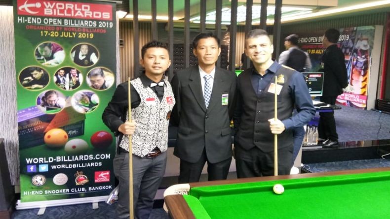 Indonesia Sekali Menang di Hari Pertama Hi End Billiard Open Championship 2019
