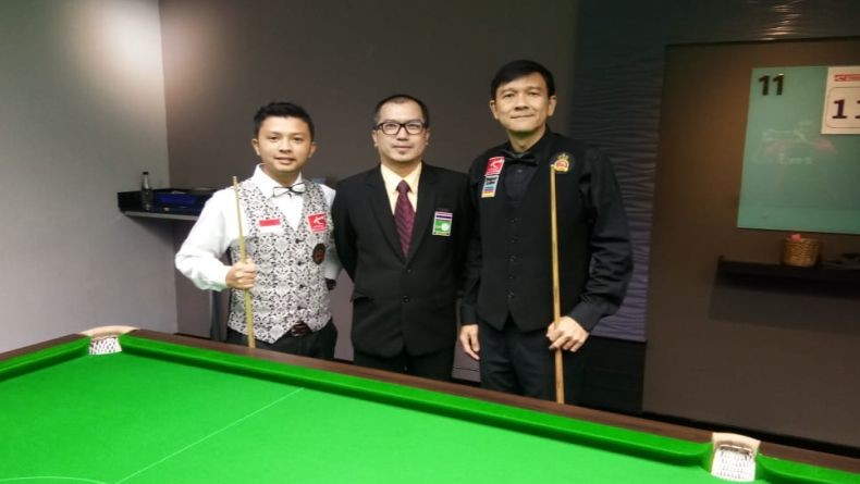 Marlando Buka Peluang ke 24 Besar Hi End Billiard Open Championship 2019