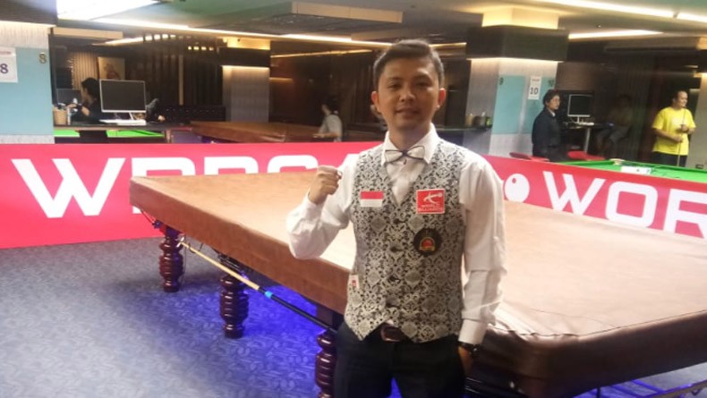Marlando Lolos ke 24 Besar Hi End Billiard Open Championship 2019