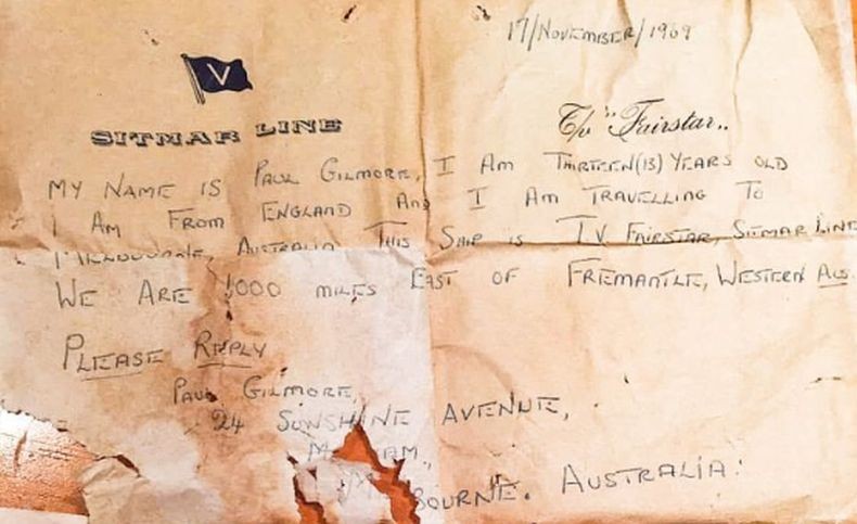 Bocah 9 Tahun Temukan Botol Berisi Pesan yang Dibuat 50 Tahun Lalu