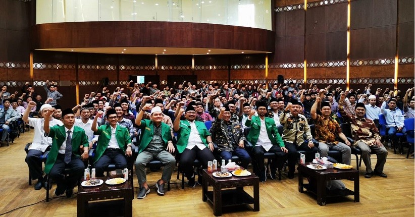 Ratusan Mahasiswa Al-Azhar Ikuti Diklat Terpadu Dasar GP Ansor di Mesir