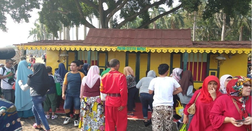 Puncak Lebaran Betawi di Monas, Pengunjung Membeludak