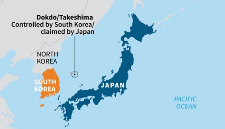 Korsel Protes Jepang soal Penampakan Pulau Sengketa di Peta Olimpiade Tokyo 2020