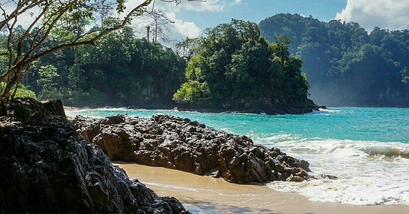Tersembunyi di Banyuwangi, Intip Pantai Teluk Hijau Eksotis Bergradasi Biru