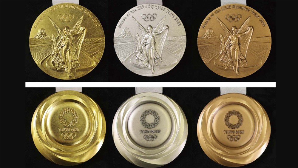 Terbuat dari Limbah Elektronik, Ini Wujud Medali Olimpiade Tokyo 2020