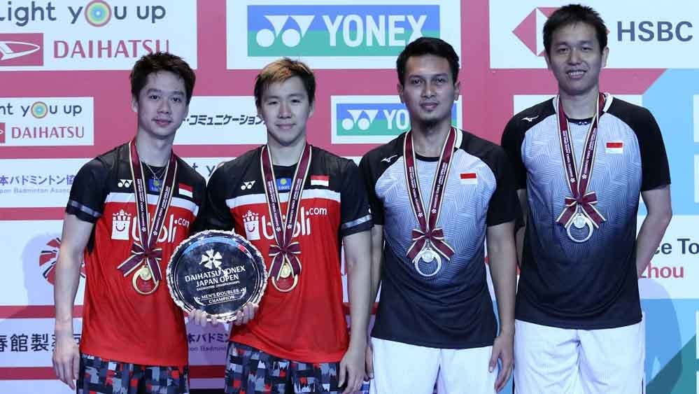 Juara Japan Open 2019, Kevin/Marcus Senang Bisa Raih Hattrick