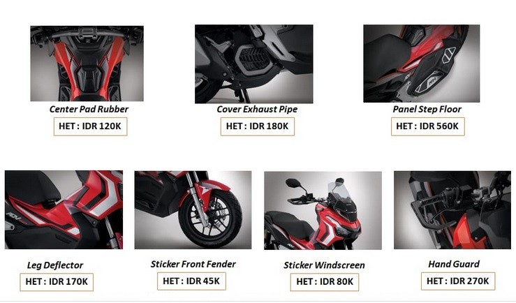 Honda Siapkan Aksesoris ADV 150, Ini Bocoran Harganya