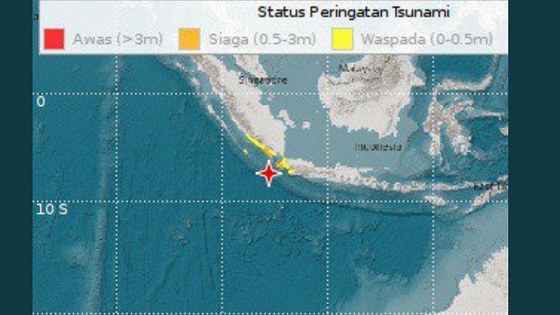7 Fakta Gempa Tektonik M 6,9 di Banten, Pakar Sebut Ada Potensi Megathrust