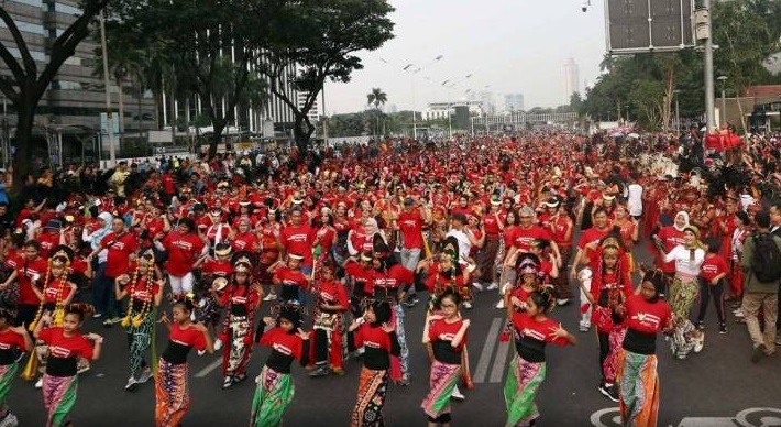 3.000 Penari Ramaikan Festival Bhineka Tunggal Ika