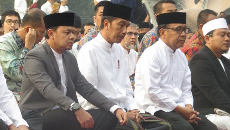 Pesan Presiden Jokowi usai Salat Idul Adha di Lapangan Astrid Kebun Raya Bogor