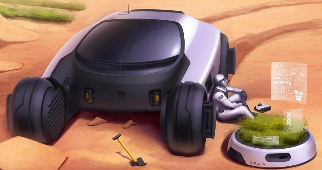 Begini bila Land Rover Didesain Jadi Kendaraan Penjelajah Planet Mars