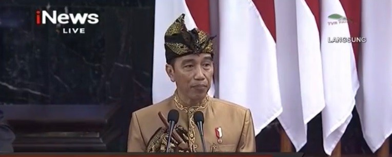 Jokowi Kenakan Pakaian Adat Sasak di Pidato Kenegaraan