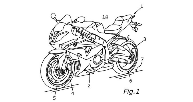 Gambar Paten Mesin Motor Listrik Supercharged BMW S1000RR Bocor