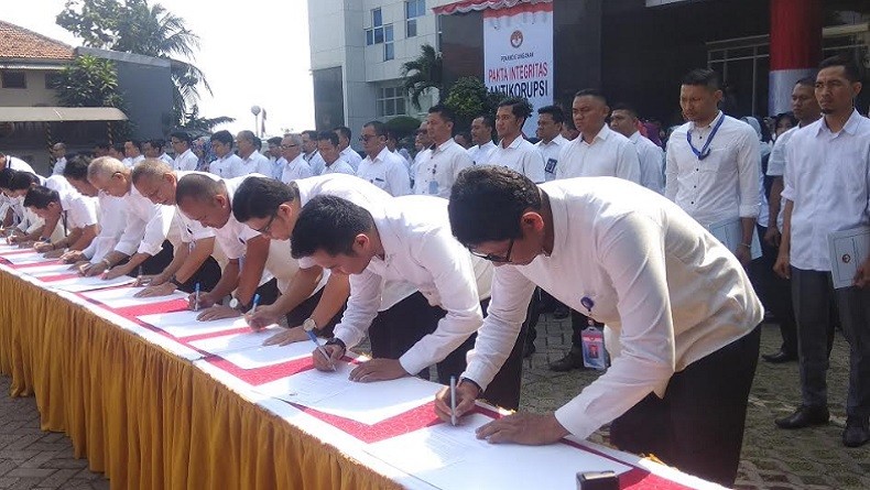 254 Pegawai LPSK Berikrar dan Tandatangani Pakta Integritas Antikorupsi