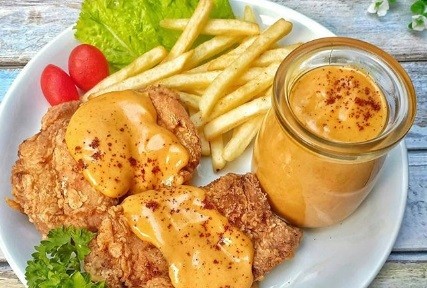 Inspirasi Membuat Ayam Goreng Saus Keju ala Restoran 