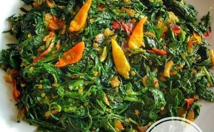 Menu Pedas Tumis Daun Singkong, Paling Enak Disantap dengan Nasi Hangat
