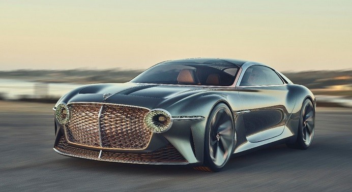 Bentley Pamerkan Mobil Listrik Masa Depan EXP 100 GT di Monterey