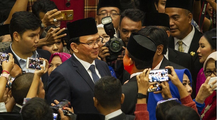 Ahok Ketemu Anies di Gedung DPRD DKI, Ini yang Dibicarakan Keduanya