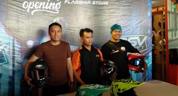 Rilis Helm Anyar, RSV Helmet Perkuat Jaringan di Jakarta Barat
