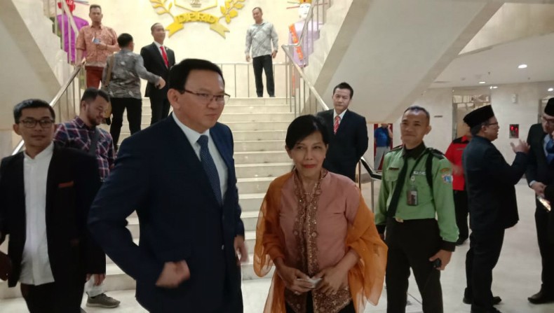 Ahok dan Djarot Saiful Hidayat Hadiri Pelantikan Anggota DPRD DKI Terpilih
