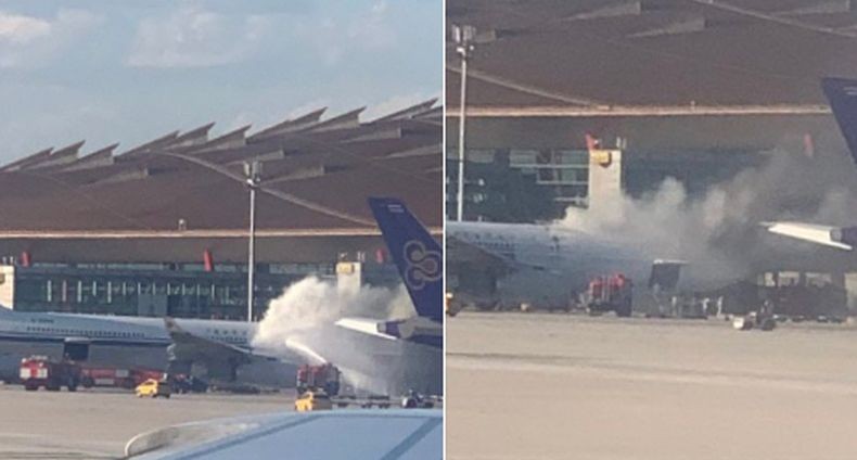 Heboh, Asap Penuhi Pesawat Air China saat Boarding di Bandara Beijing