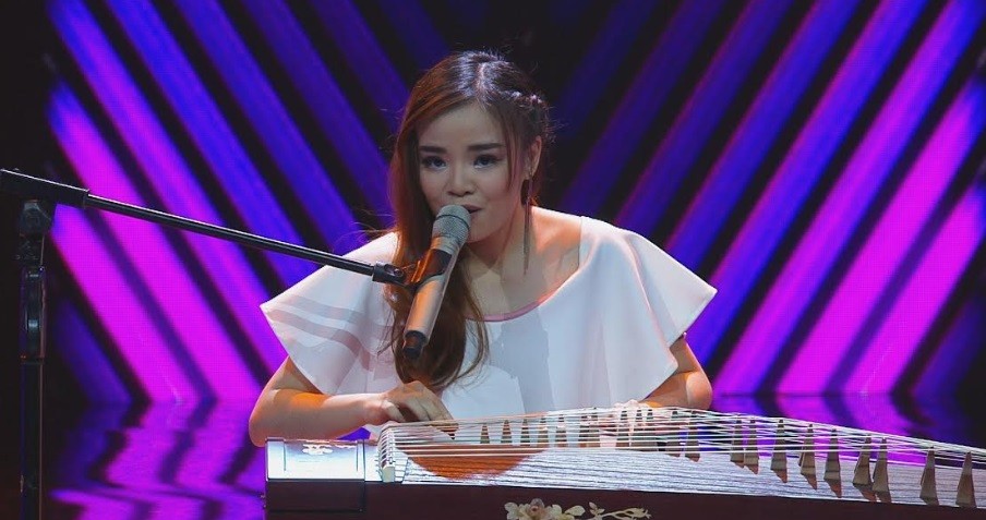 Nyanyi sambil Main Guzheng, Vien Audrey Dapat Standing Ovation dari 3 Coach TVI