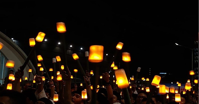 Jakarta Muharram Festival, Cahaya Obor Elektronik Semarakkan Malam di Ibu Kota